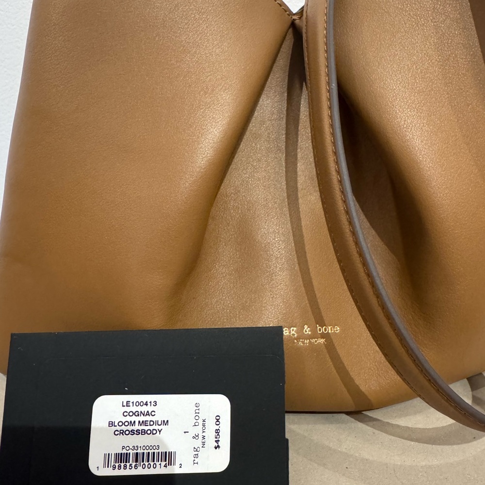 Bloom Medium Calf Leather Crossbody Bag - Picture 3 of 7